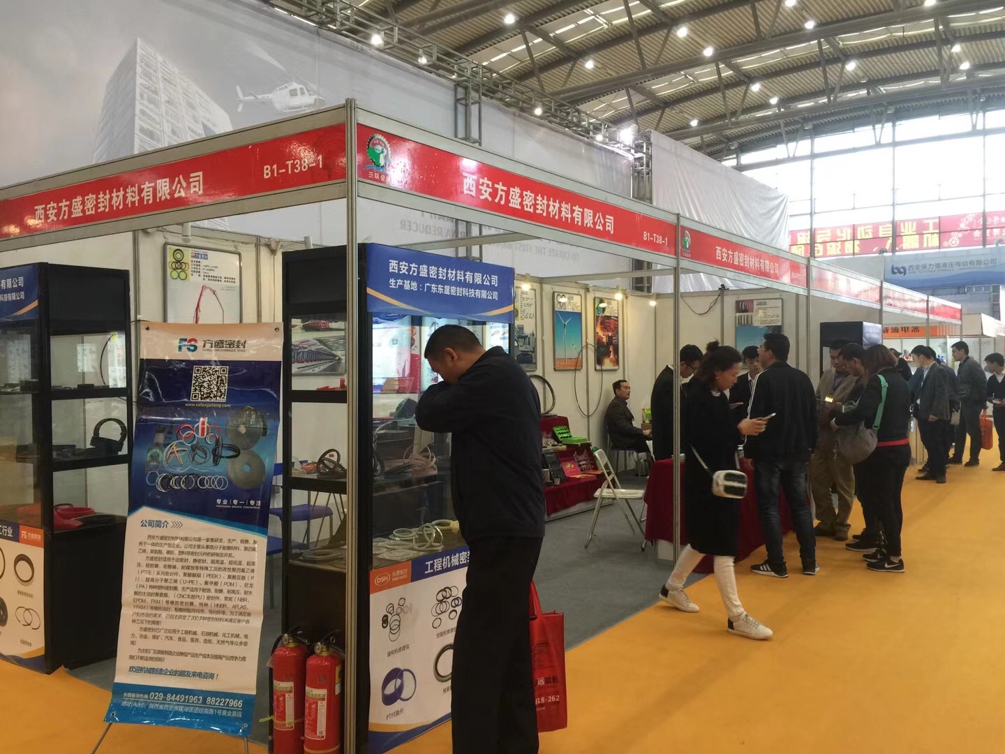 東晟密封件公司：中國(guó)（西安）國(guó)際密封工業(yè)技術(shù)展覽會(huì)現(xiàn)場(chǎng)