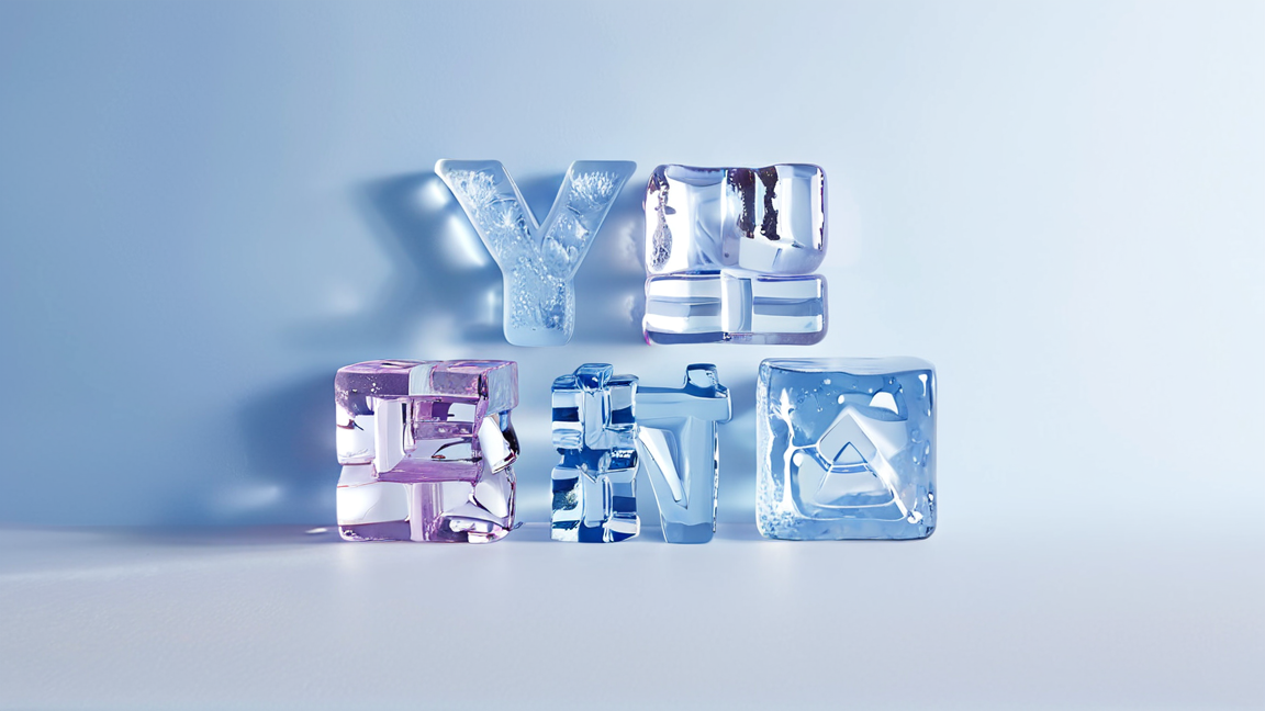 1-Y型密封圈結(jié)冰效果字海報(bào)1